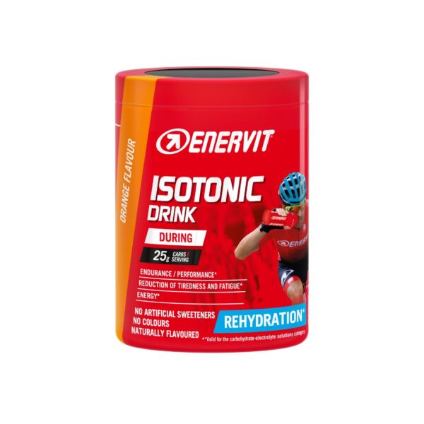 Produktbild ENERVIT ISOTONIC DRINK Orange, 420 g